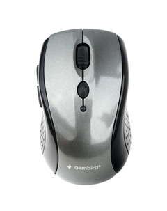 Мышь беспроводная MUSW-430, 2400dpi, оптическая светодиодная, USB, серый глянец (MUSW-430) Gembird