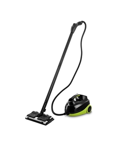 Пароочиститель Kitfort КТ-9103-2 2000Вт, черный/салатовый (КТ-9103-2)