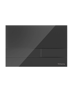 Клавиша смыва для инсталляций Tece Spring square черная (S240851)