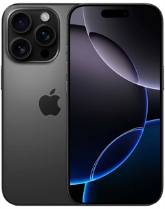 Apple iPhone 16 Pro SIM 256 ГБ, «титановый чёрный»