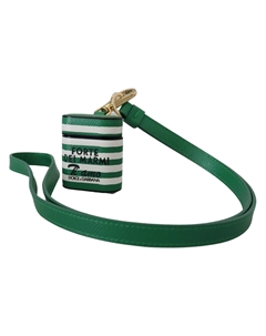 Элегантный кожаный чехол для Airpods - сочный зеленый Dolce & Gabbana Dolce&gabbana