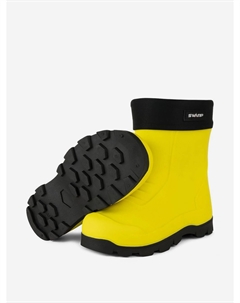 Сапоги детские утепленные Kids Frog со съёмным чулком, Желтый Swamp