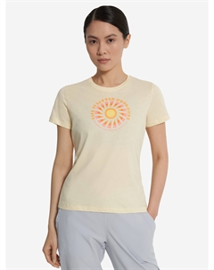 Футболка женская Ruby Springs Graphic Fitted Ss, Желтый Columbia