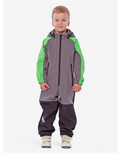Комбинезон из софтшелла детский, Зеленый Uki kids