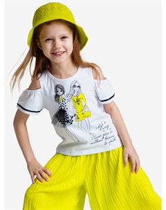 Футболка для девочки, Мультицвет Playtoday