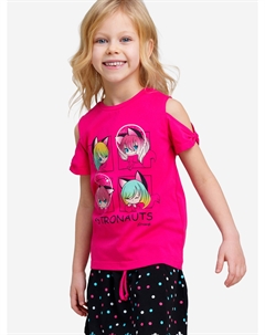 Футболка для девочки, Розовый Playtoday