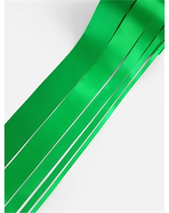 Атласная лента, набор 5 шт., 6/10/20/40/50 мм, 23±1 м, зеленая №19 Арт узор