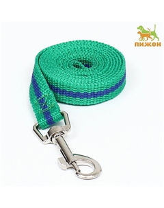 Поводок 1.2 м × 1.5 см, зелено-синий Пижон