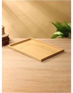 Поднос, 33×23×1.5 см, бамбук Nobrand