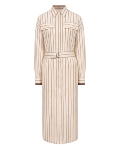 Платье из вискозы Brunello cucinelli