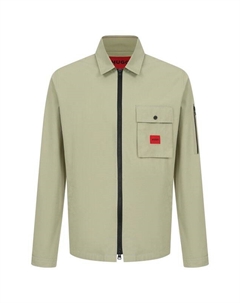 Хлопковая куртка-рубашка Hugo