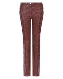 Кожаные брюки Blumarine