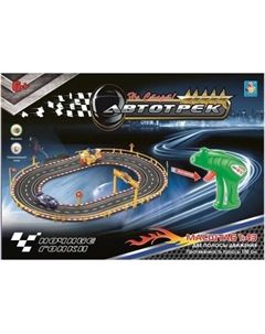 Автотрек "Ночные гонки" 2 машинки, 2 полосы, трасса 180 см 1toy