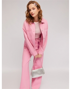 Джинсовая укороченная куртка оверсайз Zolla