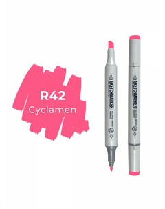 Маркер двухсторонний на спиртовой основе Цвет Цикламен Sketchmarker