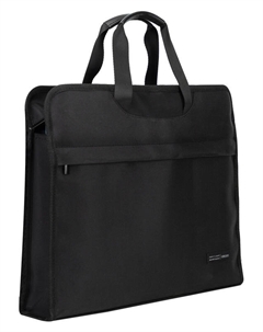 Папка-портфель текстиль, черный (63754BLACK) Deli