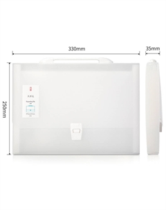 Папка-портфель полипропилен, ассорти (5880) Deli