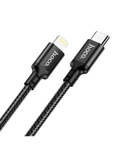 Кабель Lightning 8-pin-USB Type-C, 3A, 2м, черный HOCO Double X14 (6931474752208) Hoco
