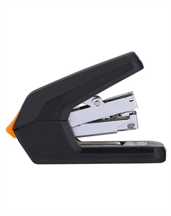 Степлер мини до 25 листов, 50 скоб - № 24/6 / № 26/6, черный, Exceed (E0370BLACK) Deli