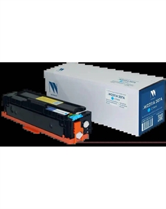Картридж для лазерного принтера NVP NV-W2211A 207A Cyan совместимый (NV-W2211A-207A-C) Nv print