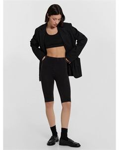 Велосипедки женские черные с обработкой эйсид Mark formelle