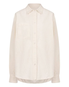 Рубашка из хлопка и льна 7 for all mankind