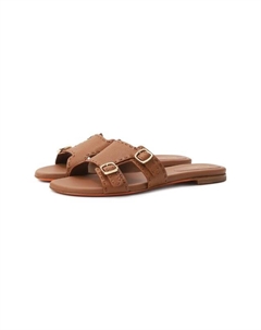 Кожаные шлепанцы Didi Santoni