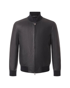 Кожаный бомбер Brioni