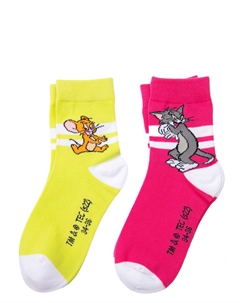 Носки трикотажные для девочек, 2 пары в комплекте Playtoday tween