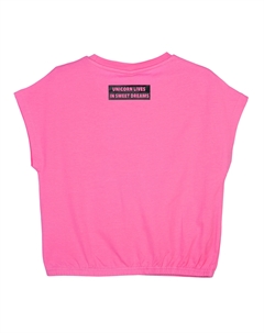 Фуфайка трикотажная для девочек (футболка) Playtoday tween