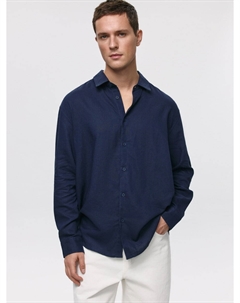 Рубашка из смесового льна и вискозы Sela