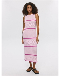 Платье миди из кроше Sela