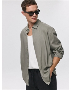 Рубашка из смесового льна и вискозы Sela