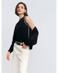 Трикотажный топ без рукавов Zolla