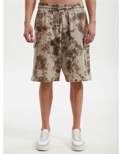 Трикотажные шорты карго на резинке из хлопка Zolla