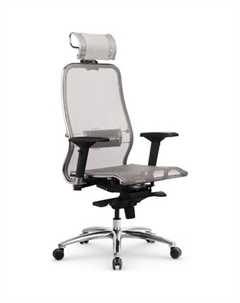 Кресло S-3.04 Infinity Easy Clean, на колесиках, сетка, 1шт. в комплекте молочный/молочный Метта