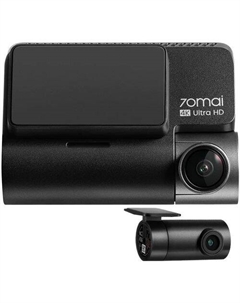 Видеорегистратор Dash Cam 4K A810 + Rear Cam Set HDR, черный 70mai