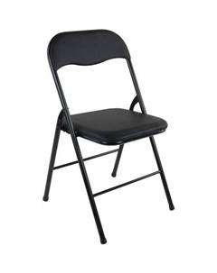 Комплект стульев Golf CF-007, 4шт, на ножках, искусственная кожа, черный Brabix