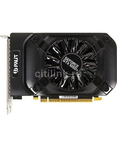 Видеокарта NVIDIA GeForce GTX 1050TI PA-GTX1050Ti StormX 4G 4ГБ GDDR5, Ret Palit