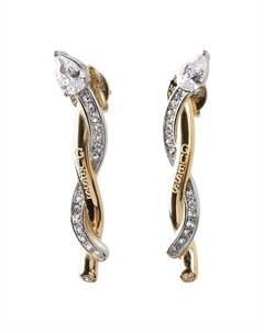 Серьги с кристаллами Guess