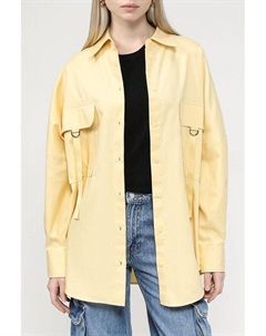 Рубашка с карманами свободного кроя Hugo