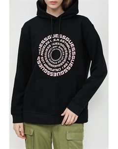 Хлопковое худи с принтом Guess