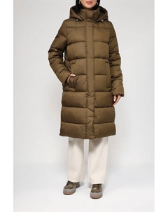 Удлиненный пуховик с капюшоном Marc o'polo