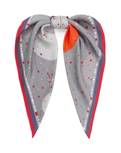 Шерстяной платок с принтом Eleganzza