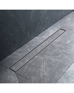 Душевой трап (лоток) MasterFlow Tile 80 см, черный матовый Am.pm.