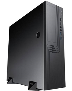 Корпус EL555 PM-450TFX, mATX, Slim-Desktop, 2xUSB 3.0, черный, 450 Вт (6188897) Powerman