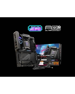 Материнская плата MPG X870E CARBON WIFI, AM5, AMD X870E, 4xDDR5 DIMM, 3PCI-Ex16, 4SATA3, 7.1-ch, 2.5GLAN, 5GLAN, 13 USB 3.2, 5 USB Type-C, HDMI, Type-C DP, ATX, Retail Msi