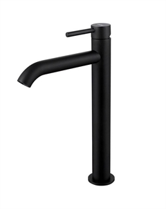 Смеситель для раковины высокий Abber Wasser Kreis черный однорычажный (AF8111B)