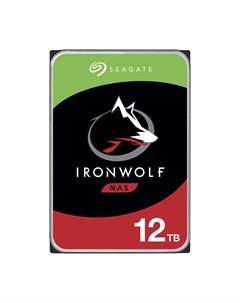 Жесткий диск Seagate IronWolf NAS, 12 ТБ 3.5" ST12000VN0008