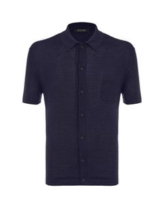 Рубашка из шерсти и шелка Kiton